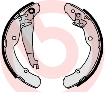 BREMBO Fékpofa S85516_BREMBO