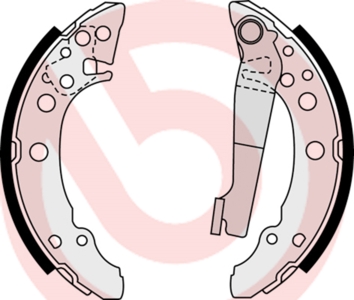 BREMBO Fékpofa S85535_BREMBO