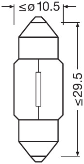 OSRAM Izzó, szofita 6438_OS