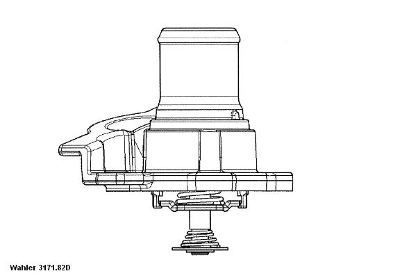 WAHLER Termosztát házzal 3171.82D_WAHL