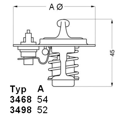 WAHLER Termosztát 3498.88D_WAHL