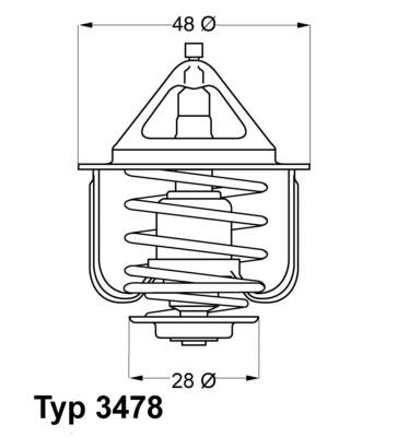 WAHLER Termosztát+O gyűrű 3478.82D_WAHL