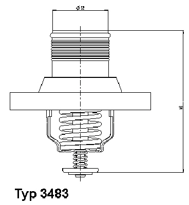 WAHLER Termosztát házzal 3483.89D_WAHL