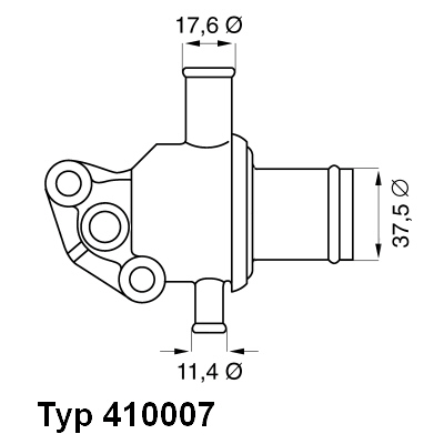 WAHLER Termosztát házzal 410007.87D_WAHL