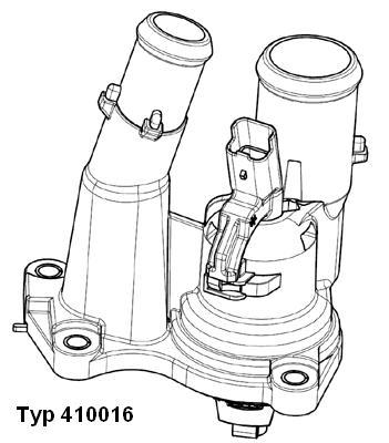 WAHLER Termosztát házzal 410016.98D_WAHL