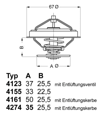 WAHLER Termosztát+O gyűrű 4123.80D_WAHL