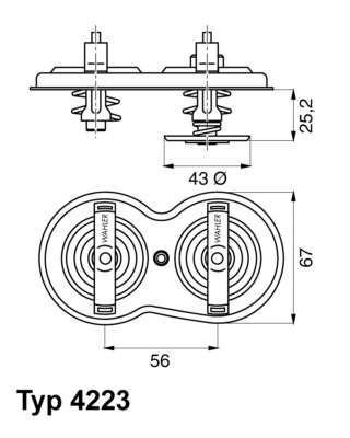 WAHLER Termosztát 4223.83D_WAHL