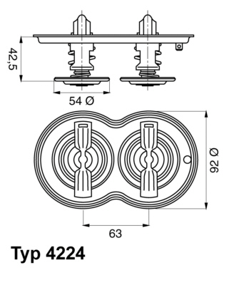 WAHLER Termosztát 4224.80D_WAHL