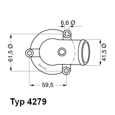 WAHLER Termosztát házzal 4279.87D_WAHL