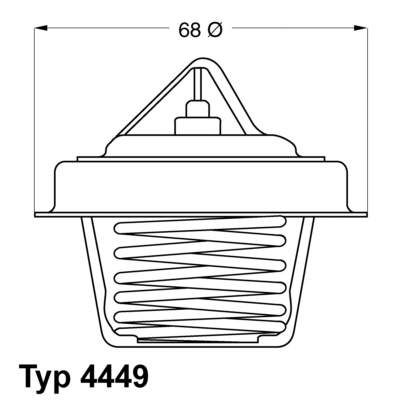 WAHLER Termosztát+O gyűrű 4449.84D_WAHL