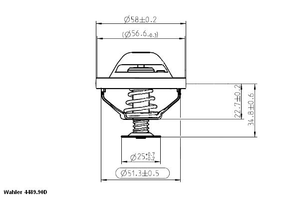 WAHLER Termosztát 4489.90D_WAHL