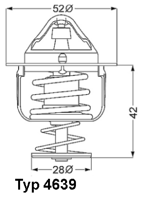 WAHLER Termosztát+O gyűrű 4639.82D_WAHL