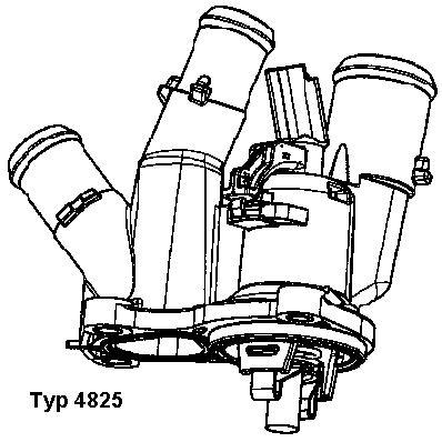 WAHLER Termosztát házzal 4825.98D_WAHL