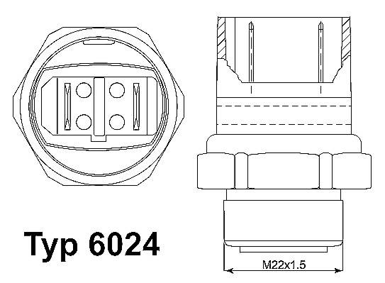 WAHLER Ventilátor kapcsoló 6024.95D_WAHL