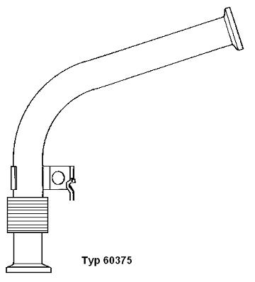 WAHLER EGR cső 60375D_WAHL