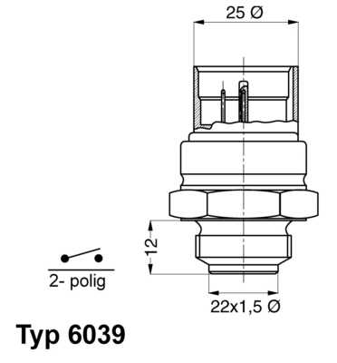 WAHLER Ventilátor kapcsoló 6039.95D_WAHL