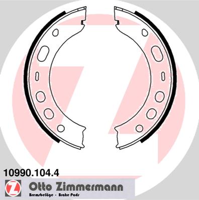 ZIMMERMANN Fékpofa 10990.104.4_ZIM