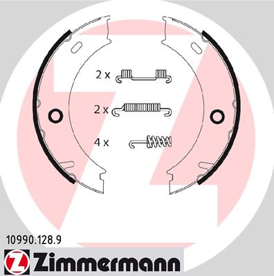 ZIMMERMANN Fékpofa 10990.128.9_ZIM