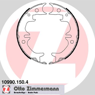 ZIMMERMANN Fékpofa 10990.150.4_ZIM