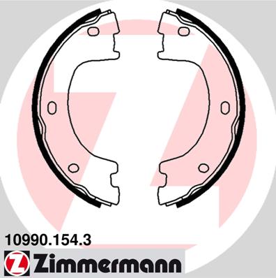 ZIMMERMANN Fékpofa 10990.154.3_ZIM