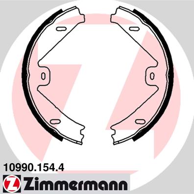 ZIMMERMANN Fékpofa 10990.154.4_ZIM