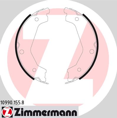 ZIMMERMANN Fékpofa 10990.155.8_ZIM