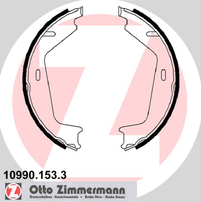 ZIMMERMANN Fékpofa 10990.153.3_ZIM