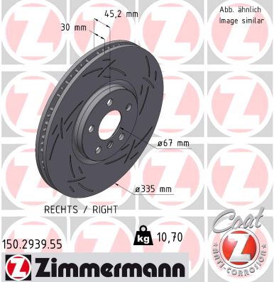 ZIMMERMANN Féktárcsa, mind 150.2939.55_ZIM