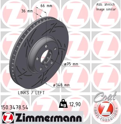 ZIMMERMANN Első féktárcsa 150.3478.54_ZIM