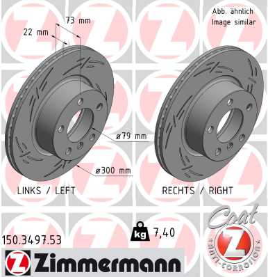 ZIMMERMANN Féktárcsa, mind 150.3497.53_ZIM