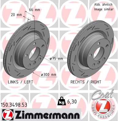 ZIMMERMANN Féktárcsa, mind 150.3498.53_ZIM