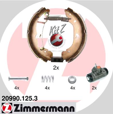 ZIMMERMANN Fékpofa 20990.125.3_ZIM