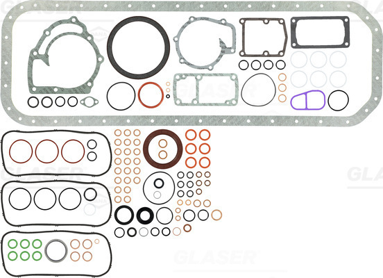 GLASER Alsó tömítéskészlet B32133-00