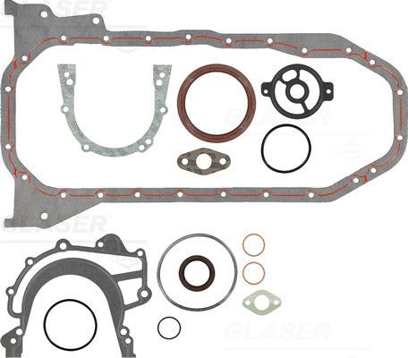 GLASER Alsó tömítéskészlet B32840-00