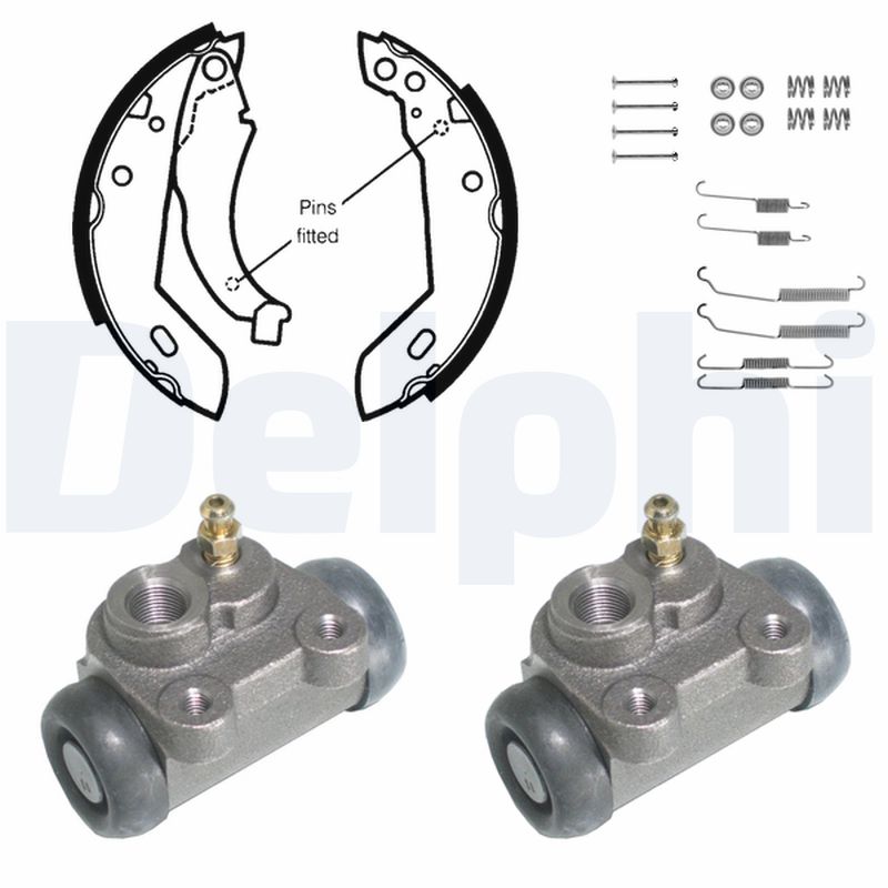 DELPHI Fékpofa 826_DEL