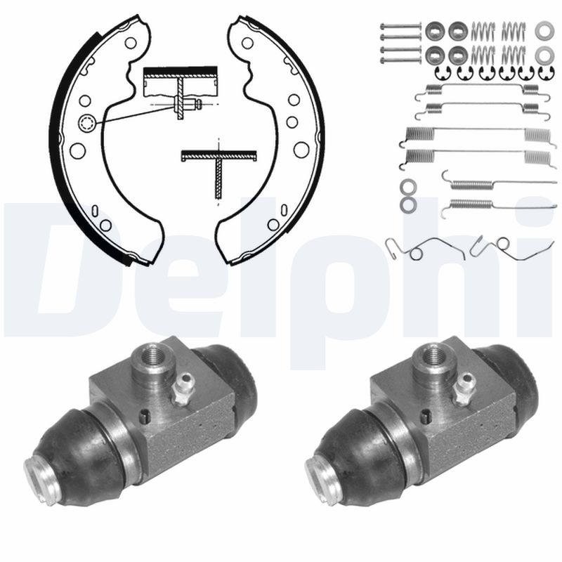 DELPHI Fékpofa 887_DEL