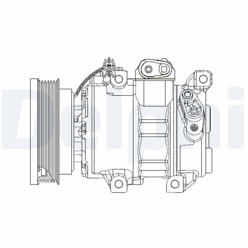 DELPHI Klímakompresszor CS20343_DEL