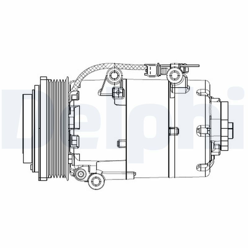 DELPHI Klímakompresszor CS20358_DEL