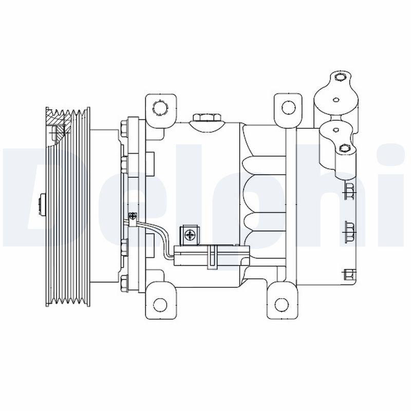 DELPHI Klímakompresszor CS20523_DEL