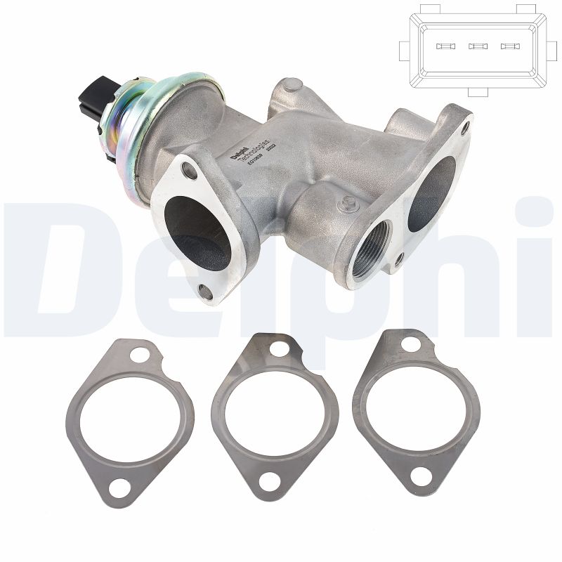 DELPHI EGR szelep EG10639-12B1_DEL