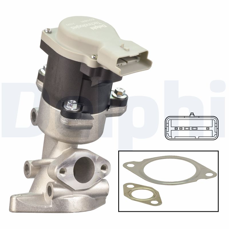 DELPHI EGR szelep EG10640-12B1_DEL