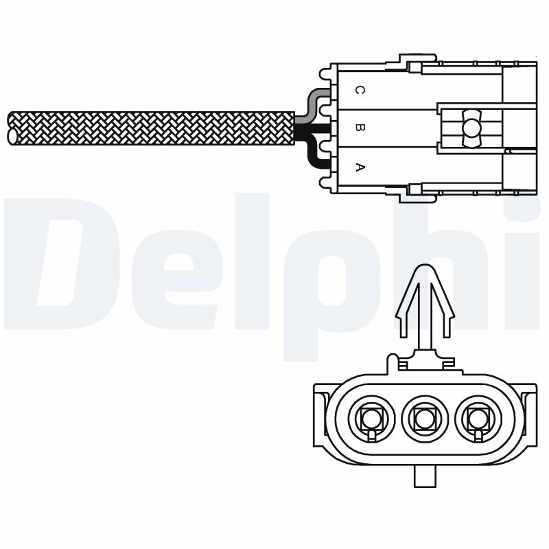 DELPHI Lambdaszonda ES10970-12B1_DEL