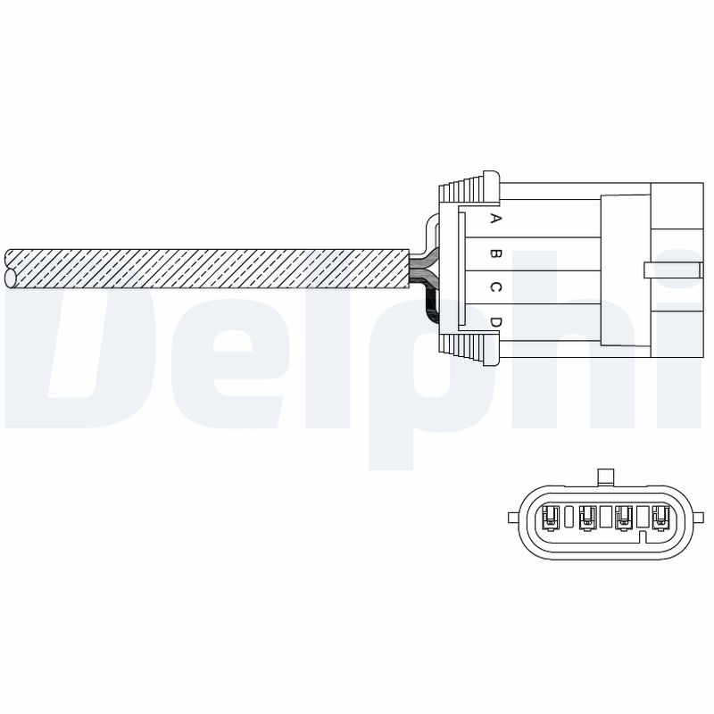 DELPHI Lambdaszonda ES11052-12B1_DEL