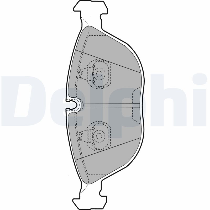 DELPHI Első fékbetét LP1002_DEL