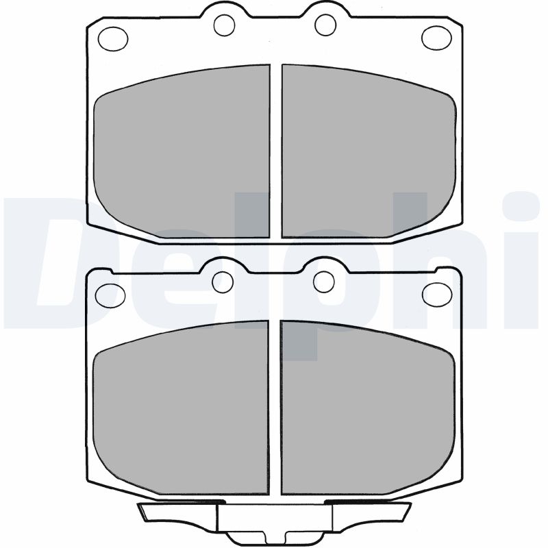 DELPHI Első fékbetét LP1060_DEL