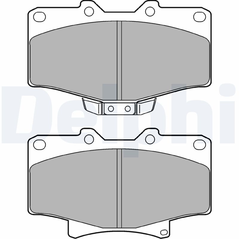 DELPHI Első fékbetét LP1070_DEL