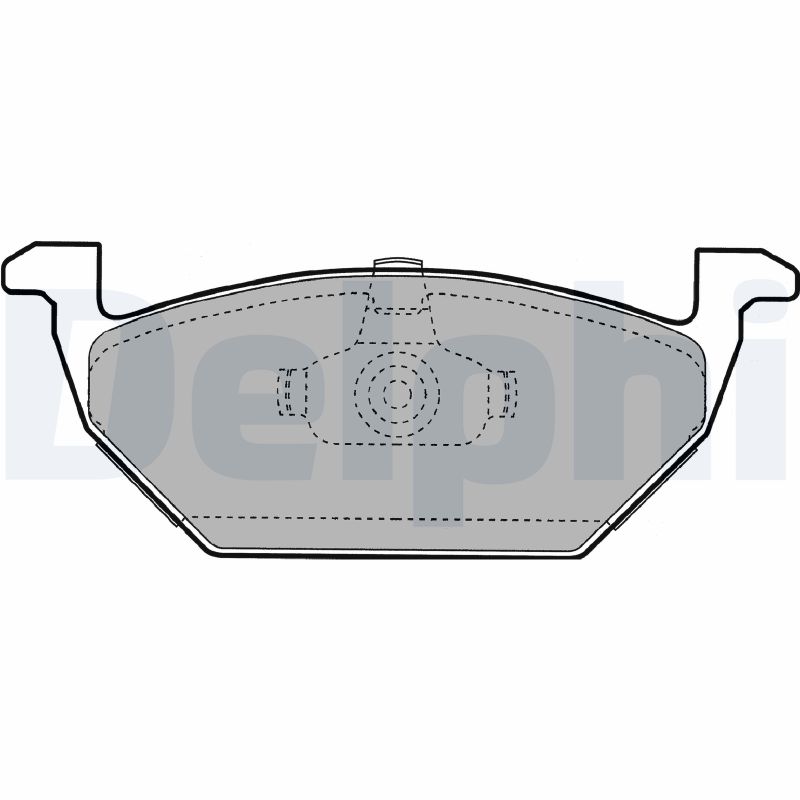 DELPHI Első fékbetét LP1104_DEL