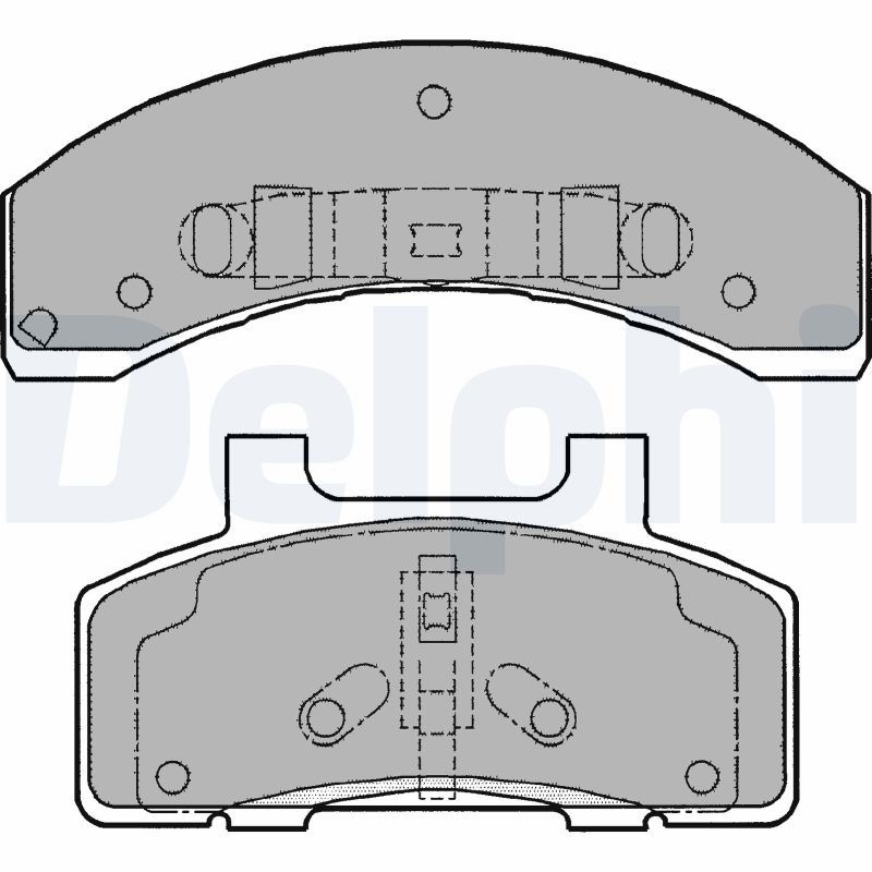 DELPHI Első fékbetét LP1216_DEL