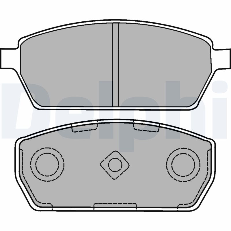 DELPHI Első fékbetét LP1430_DEL