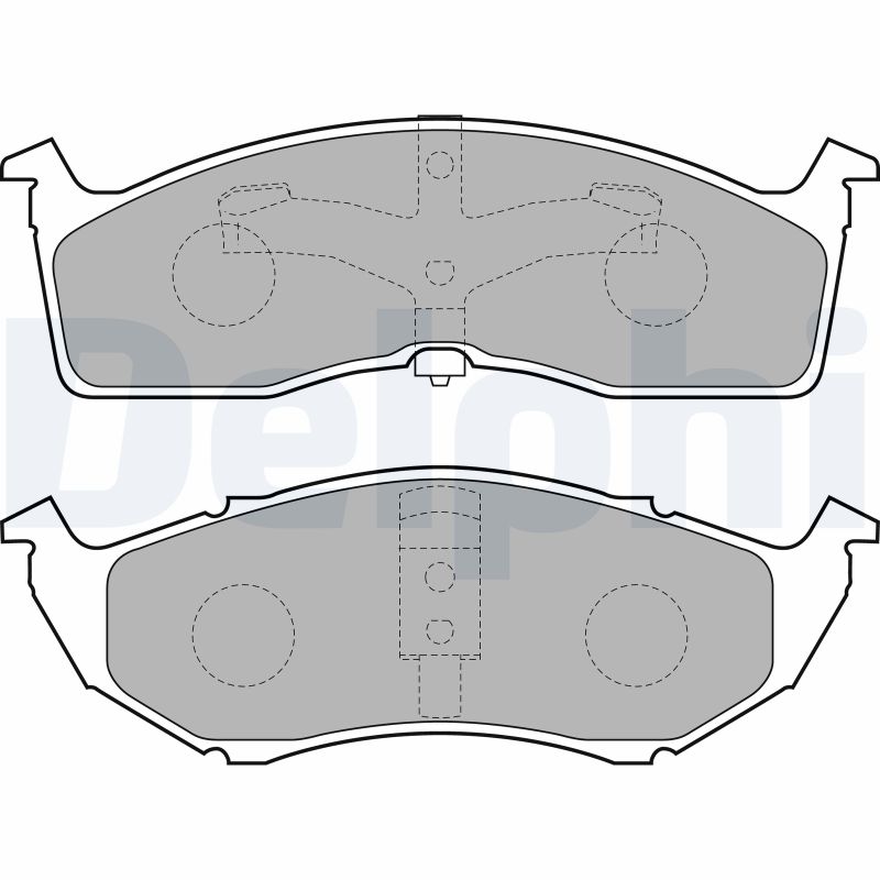 DELPHI Első fékbetét LP1531_DEL